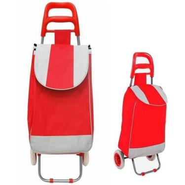 Imagem de Carrinho de Compras Leva Tudo Bag Colorido Suporta Até 30kg - OPEN TRA