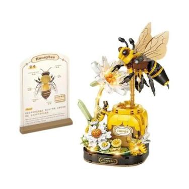 Imagem de Mini Ornamento De Inseto Em Forma De Flor, Conjunto De Blocos De Monta