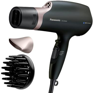 Imagem de Panasonic Secador de cabelo Nanoe Salon com bocal oscilante de secagem rápida, acessório difusor para cabelos cacheados e ondulados, configuração de calor de 3 velocidades para um estilo fácil e