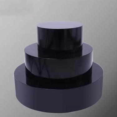 Imagem de Suporte de pedestal de exibição redondo para manequim, elevador cilíndrico com capacidade de 81,6 kg - ideal para casamento, loja de roupas, noivas, sapatos e bolsas (60 x 15 cm)