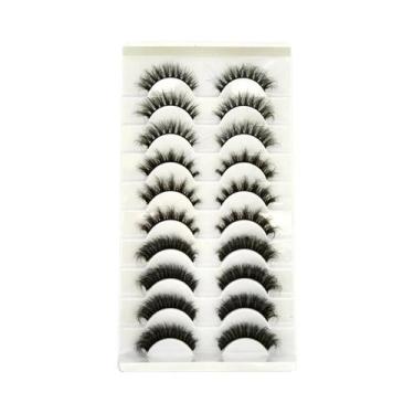 Imagem de Cílios Postiços Dramáticos E Volumosos 5D Híbridos De Visom - 10 Pares
