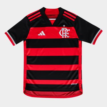 Imagem de Camisa Flamengo Infantil I 24/25 s/n° Torcedor Adidas-Masculino