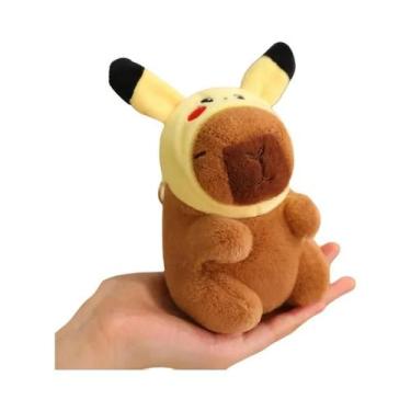 Imagem de Brinquedo De Pelúcia Capybara De 12cm, Animal De Estimação Simulado Co