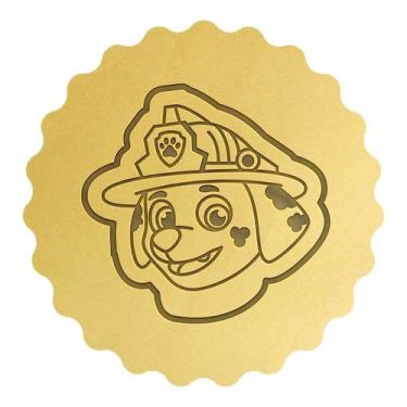 Imagem de Cortador Biscoito Marshall Patrulha Canina - DOCEIMPRESSO,  6,5cm