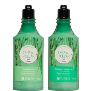 Imagem de Kit Shampoo e Condicionador Cana de Açucar Liso L'occitane - Loccitane
