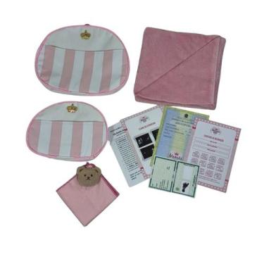 Imagem de Kit Bolsa Bebê Reborn Mãe e Filha Manta Naninha Mamãe Reborn