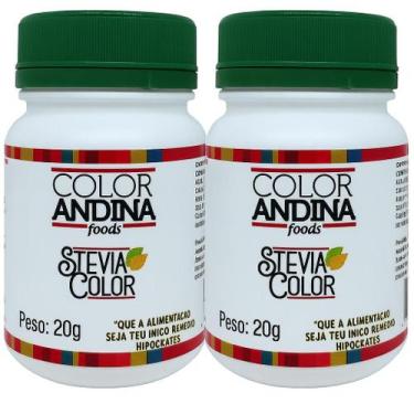 Imagem de Adoçante Stévia 20g KIT 2 Unidades Color Andina