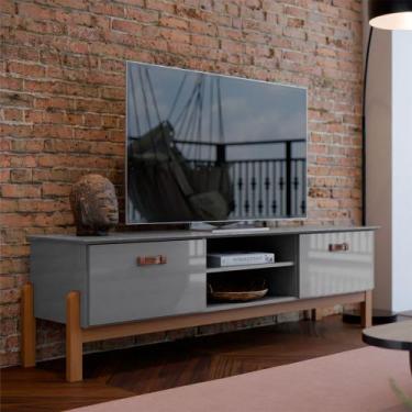 Imagem de Estante Prateleira Retrô 160cm Sonetto Sala Tv Design Moderno Pés Pali