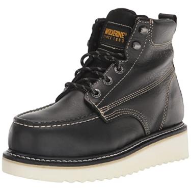 Imagem de Wolverine Bota masculina moc Toe com bico de aço, Preto, 39