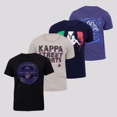 Imagem de Kit 4 Camisetas Kappa Urban