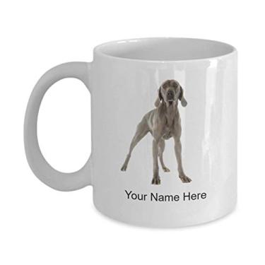 Imagem de Caneca personalizada Weimaraner - Caneca de café para amantes de cães - Caneca personalizada Weimaraner - Caneca de café personalizada - Caneca de café de 325 ml