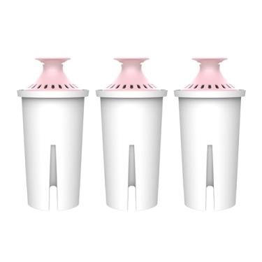 Imagem de AQUA CREST Filtro de água de magnésio, destinado a jarras e dispensadores Brita®, todos os dias, UltraMax, Metro+, XL e mais, 2 meses, reduz o cloro, 3 unidades