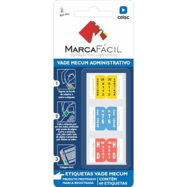 Imagem de Marca Fácil Etiquetas Vade Mecum Administrativo CEISC, Branco.