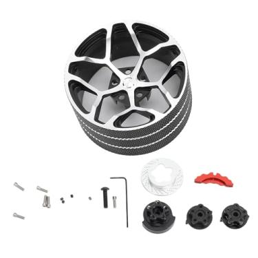 Imagem de Volante de Metal RC, Volante de Transmissor Resistente Com Aparência Exclusiva para Futaba Dumborc RadioLink Wfly