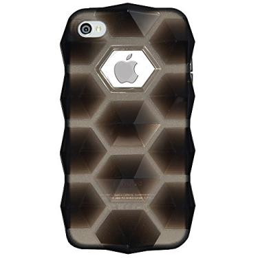 Imagem de Amzer AMZ94611 Capa Hexágono de TPU Soft Gel Skin para Apple iPhone 4/4S (Serve para todas as operadoras) - 1 pacote - Embalagem de varejo - Padrão hexagonal