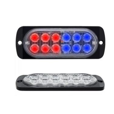 Imagem de Par de Strobos com 12 Leds cada carro moto caminhao Cores - Strobos Au