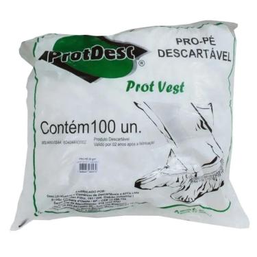 Imagem de Sapatilha Propé Descartável Protdesc Branco - 100 Unidades