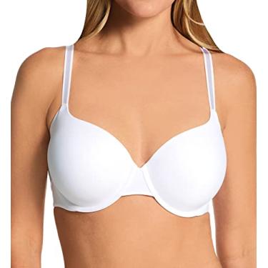 Imagem de Warner's Sutiã feminino Ra3061a com forro leve e confortável para as axilas com efeitos colaterais sem costura, Branco clássico, 40B