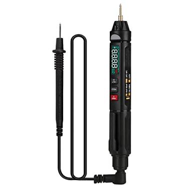 Imagem de Multímetro Digital Hadheld Caneta de Teste Elétrico Voltagem Profissional Diodo Resistência Teste de Continuidade True RMS Testador de Medição Automática Medidor de Reconhecimento de Fio Vivo com