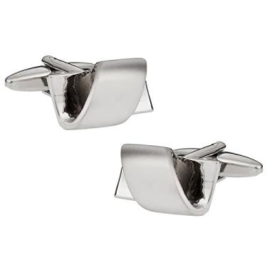 Imagem de Abotoaduras com design artístico Cuff-Daddy com caixa de apresentação