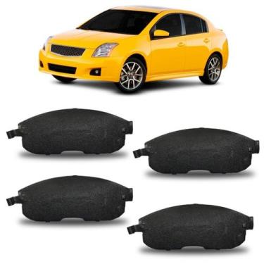 Imagem de Jogo de Pastilha de Freio Dianteiro Sentra Altima Syl 2176 - METALSYST