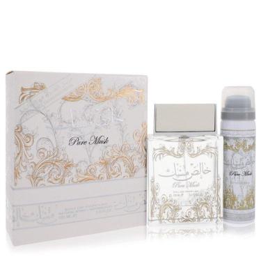 Imagem de Perfume Feminino Lattafa Pure Khalis Musk Lattafa 100 Ml Eau De Parfum Plus + Desodorante 50ml