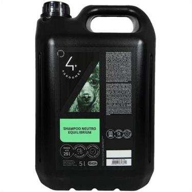 Imagem de Shampoo neutro equilibrium 5l 4 groomer profissional ibasa para cães e