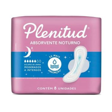 Imagem de Absorvente Plenitud Femme Noturno Fluxos Moderados a Intensos com 8 un