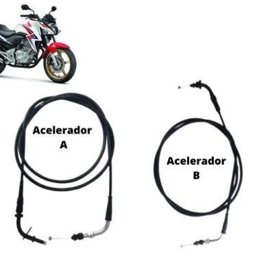 Imagem de Kit Cabo Acelerador A + B - Honda CB 300r (Todas) - K-CABOS