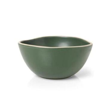 Imagem de Tigela Bowl Vivant Verde Folha Copa e Cia 500ml Verde Escuro Cerâmica 