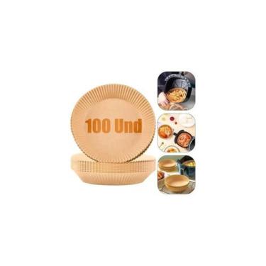 Imagem de Fritadeiras descartáveis Airfryer Liners de papel antiaderente X100 - 