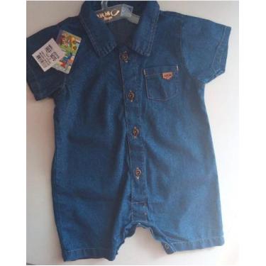 Imagem de Macacão jeans menino - .