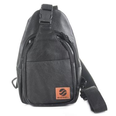 Imagem de Shoulder Bag Couro Legítimo Alça Regulável Moderna Premium - Bisbel