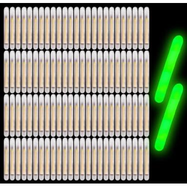Imagem de Sndperiexam 100 peças de bastão de luz flutuante de pesca fluorescente de 3 mm, bastões brilhantes, acessórios de equipamento de terminal de boia