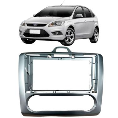 Imagem de Moldura 9 Polegadas Focus Ar Digital 2009 à 2013 Prata Painel Central Multimidia Expex Epx9fd013