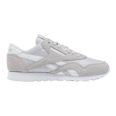 Imagem de Reebok Tênis feminino Cl Nylon Mh Fashion, Névoa de aço/branco, 38