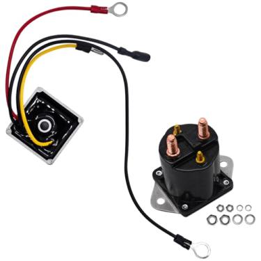 Imagem de Retificador regulador de tensão com solenoide 1013609 para carrinhos de golfe a gás 2014 Club Car Compatível com Carryall 1500 300 500 550 700, modelos de grama 2WD e frota substitui para 1015777