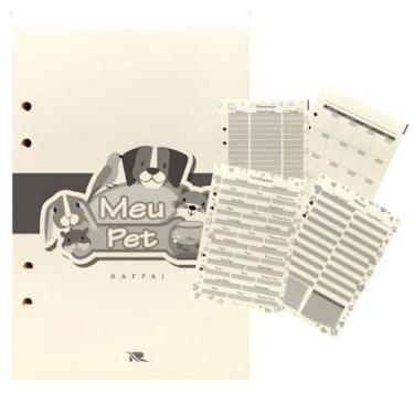 Imagem de Miolo Refil De Fichário Agenda Meu Pet 350 Páginas - Raffai