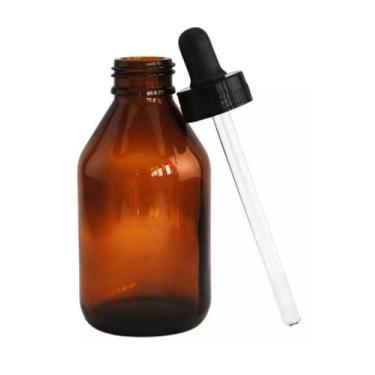 Imagem de Kit Com 50 Frasco Conta Gotas Ambar 100Ml - Rplabor