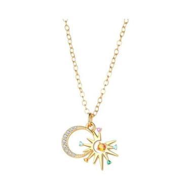 Imagem de Colar De Prata Esterlina 925 Com Laço Colorido Em Forma De Coração Ver