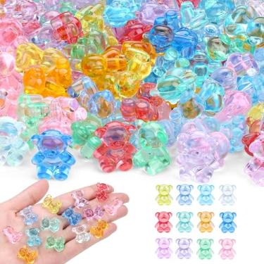 Imagem de NUKAYAI Miniatura 200 PCS Urso Resina Pequeno Resina Animal Miniatura Urso Estátua Vaso Enchimento para Mulheres