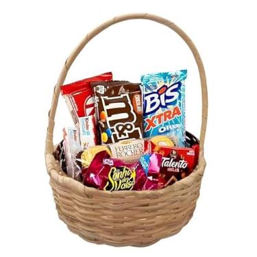 Imagem de Cesta De Palha Redonda M 22cm