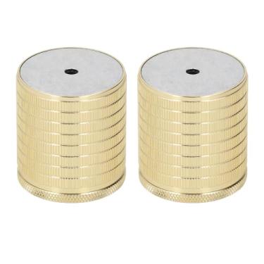 Imagem de Acouto 2 Peças Elevadores de Perna de Móveis de para Suporte de Cadeira de sofá Cama 43-75mm-dourado Brilhante (Ouro brilhante)