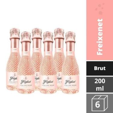 Imagem de Kit 6 espumante freixenet italian rosé seco 200ml