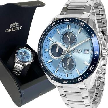 Imagem de Relógio Masculino Orient Solartech Exclusivo Prata Original