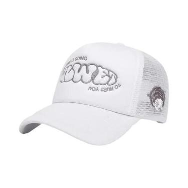 Imagem de Boné De Beisebol Unissex Com Bordado De Rosto De Menina Chorando, Chap