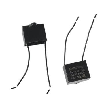 Imagem de Kit De Capacitores Retangulares CBB61 10UF 450V (3 Peças) Para Motor D