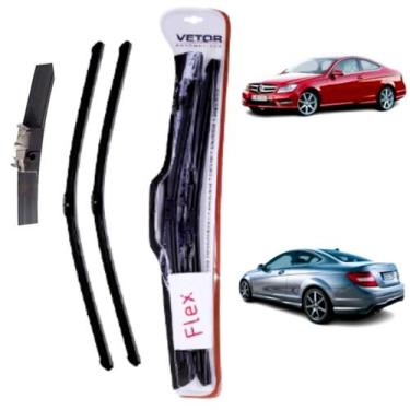 Imagem de PAR Palheta Limpador Parabrisa Mercedes Classe C180 09-2013 - VETOR (V