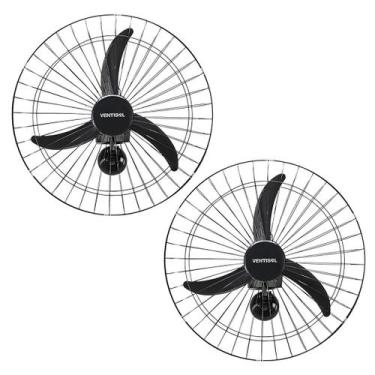Imagem de Kit Ventilador de Parede Ventisol Oscilante 3 Velocidades 60cm Premium