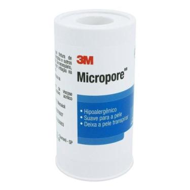 Imagem de Fita Micropore 10cm x 10m Branca 3M